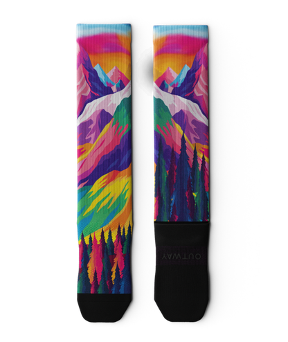 Nature Trip Athletic Knee High Compression Socks