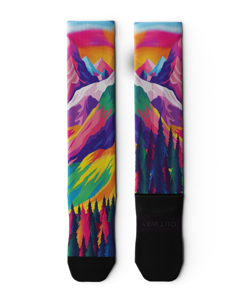 Nature Trip Athletic Knee High Compression Socks