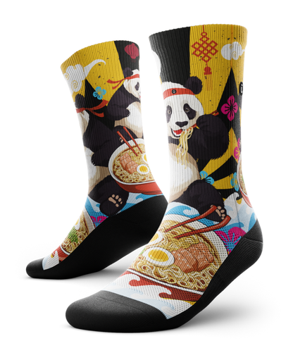 Noodle Ninja Athletic Crew Socks
