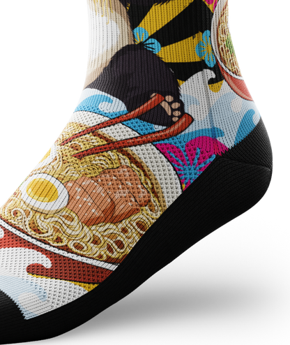 Noodle Ninja Athletic Crew Socks