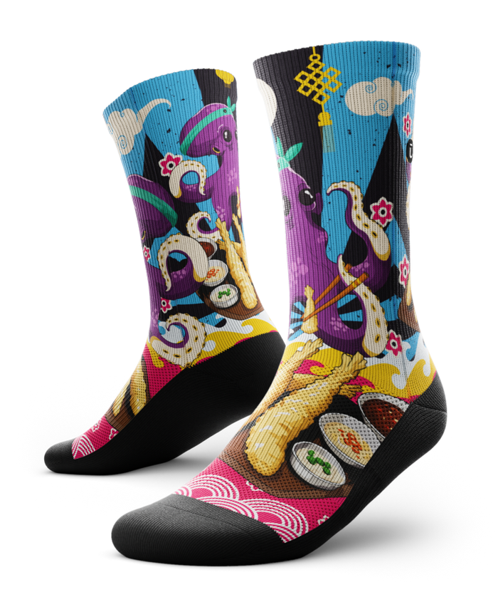 Octo-Chef Athletic Crew Socks