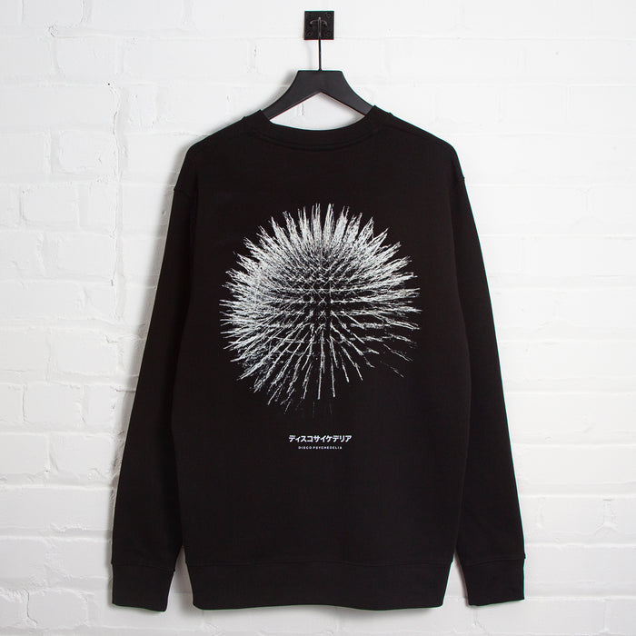 Orb 003 Disco Psychedelia Back Print - Sweatshirt - Black
