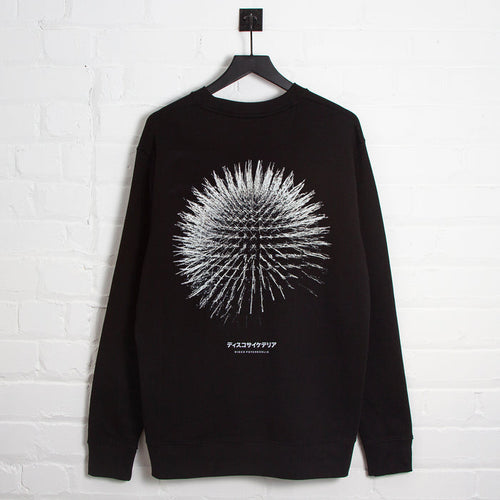 Orb 003 Disco Psychedelia Back Print - Sweatshirt - Black
