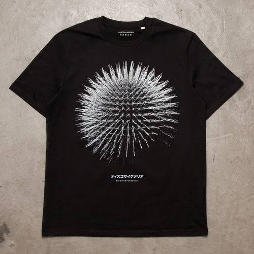 Orb 003 Disco Psychedelia Front Print - Tshirt - Black