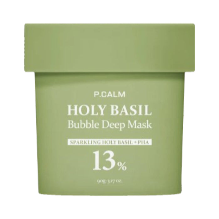P.CALM Holy Ocimum(Basil) Bubble Deep Mask