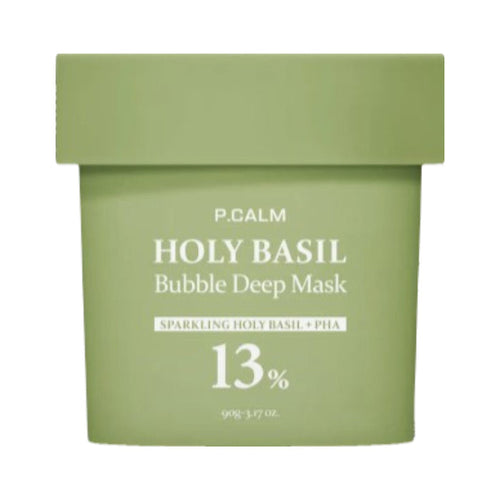 P.CALM Holy Ocimum(Basil) Bubble Deep Mask