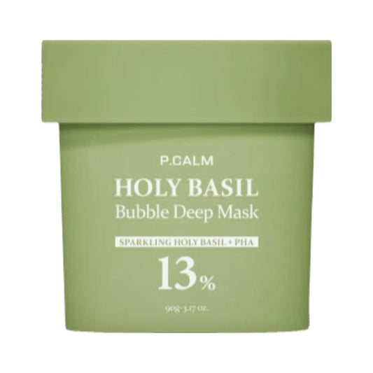 P.CALM Holy Ocimum(Basil) Bubble Deep Mask