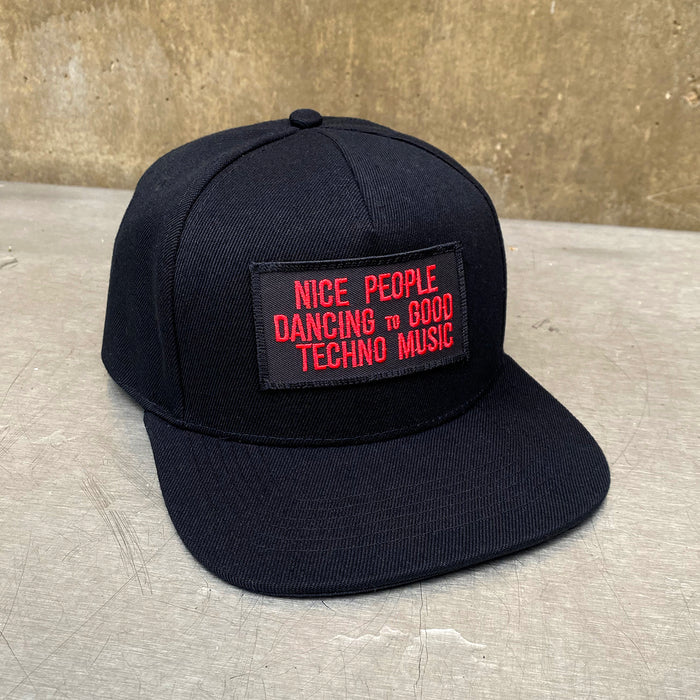 Peoples Techno - Snapback - Black - Wasted Heroes