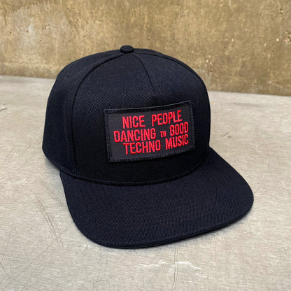 Peoples Techno - Snapback - Black - Wasted Heroes