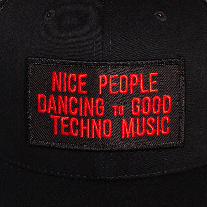 Peoples Techno - Trucker Cap - Black - Wasted Heroes