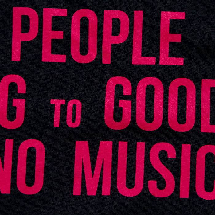 Peoples Techno Back Print - Tshirt - Black