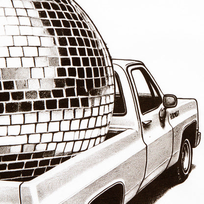 Pickup Disco Labs NYC Back Print - Tshirt - White