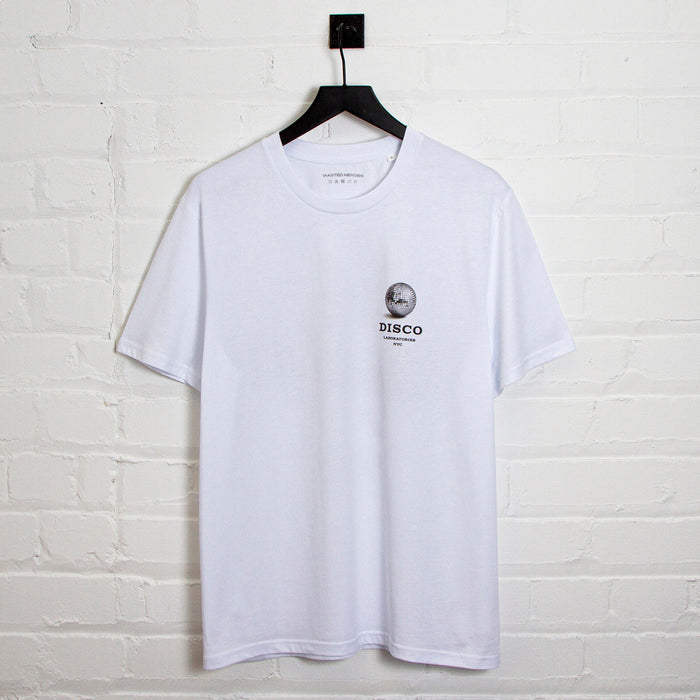 Pickup Disco Labs NYC Back Print - Tshirt - White