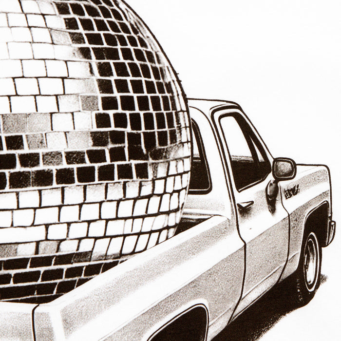 Pickup Disco Labs NYC Front Print - Tshirt - White