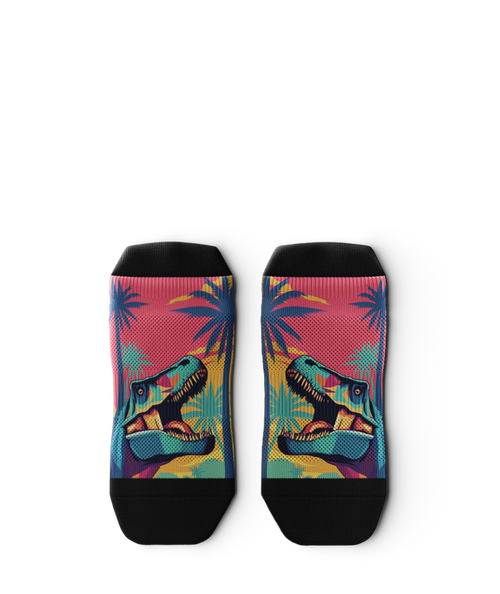 Prehistoric Athletic Ankle Socks