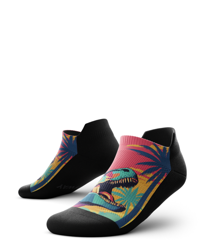 Prehistoric Athletic Ankle Socks