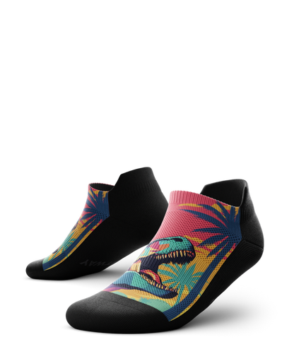 Prehistoric Athletic Ankle Socks