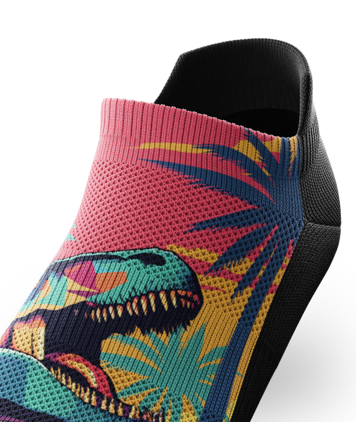 Prehistoric Athletic Ankle Socks