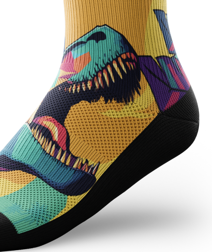Prehistoric Athletic Knee High Compression Socks