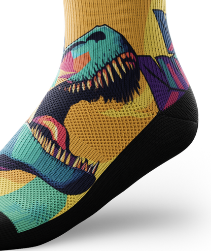 Prehistoric Athletic Knee High Compression Socks