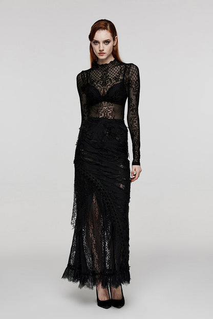 Annabel Lee Tattered Lace Skirt