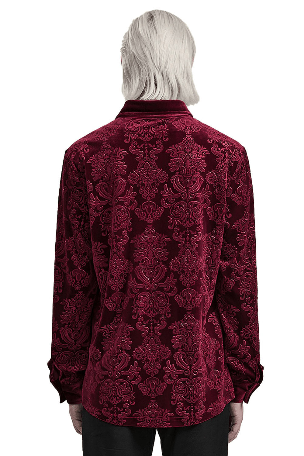Bloodcrest Button-Up Shirt [Red]