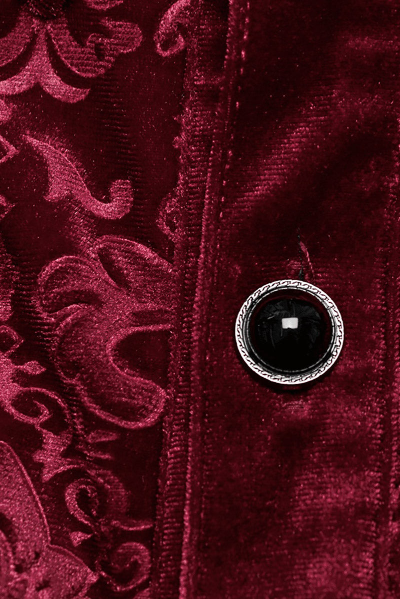Bloodcrest Button-Up Shirt [Red]