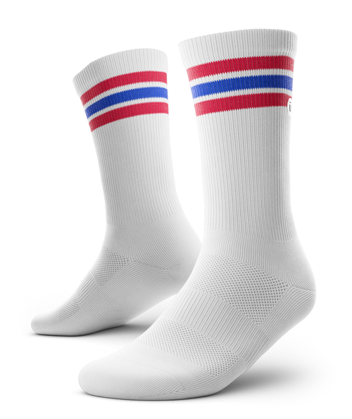 Retro Classic Athletic Crew Socks