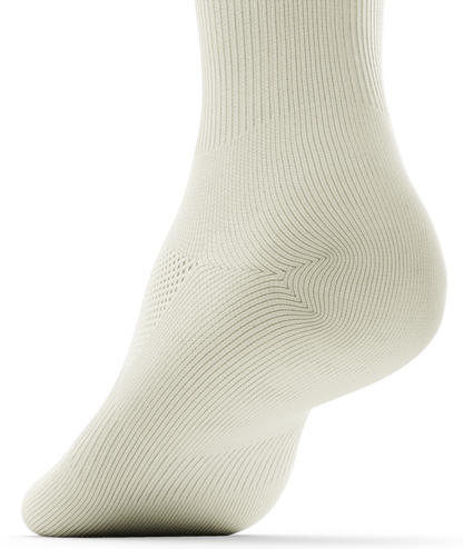Retro Off White Athletic Crew Socks