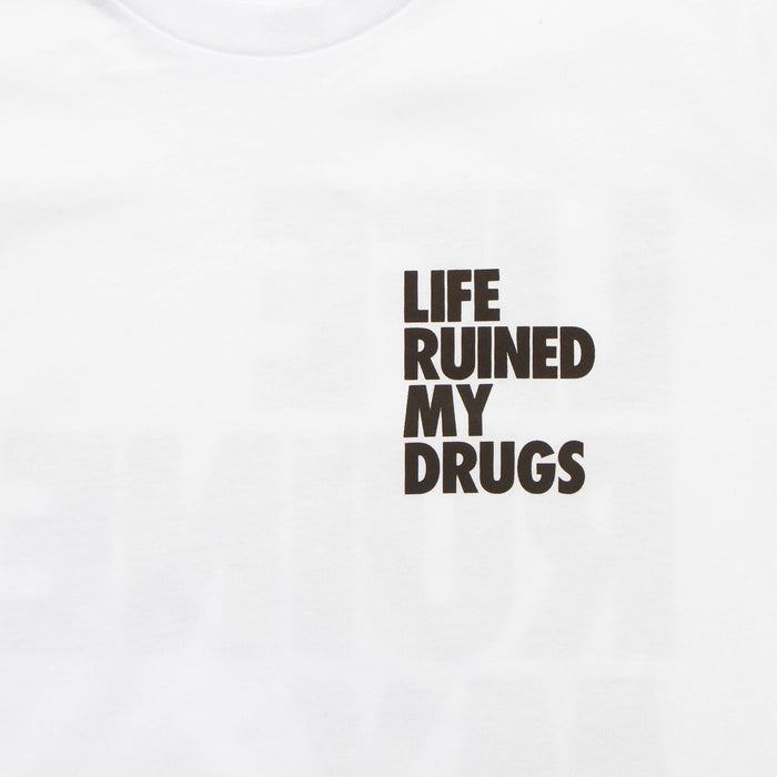 RNW Life Back Print - Tshirt - White