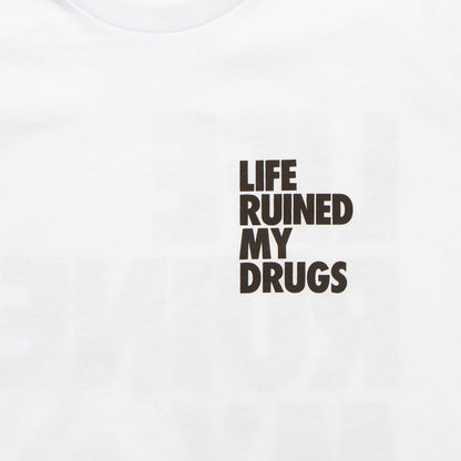 RNW Life Back Print - Tshirt - White