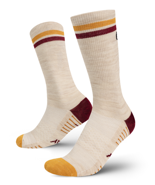 Sand Merino Wool Lite Crew Socks