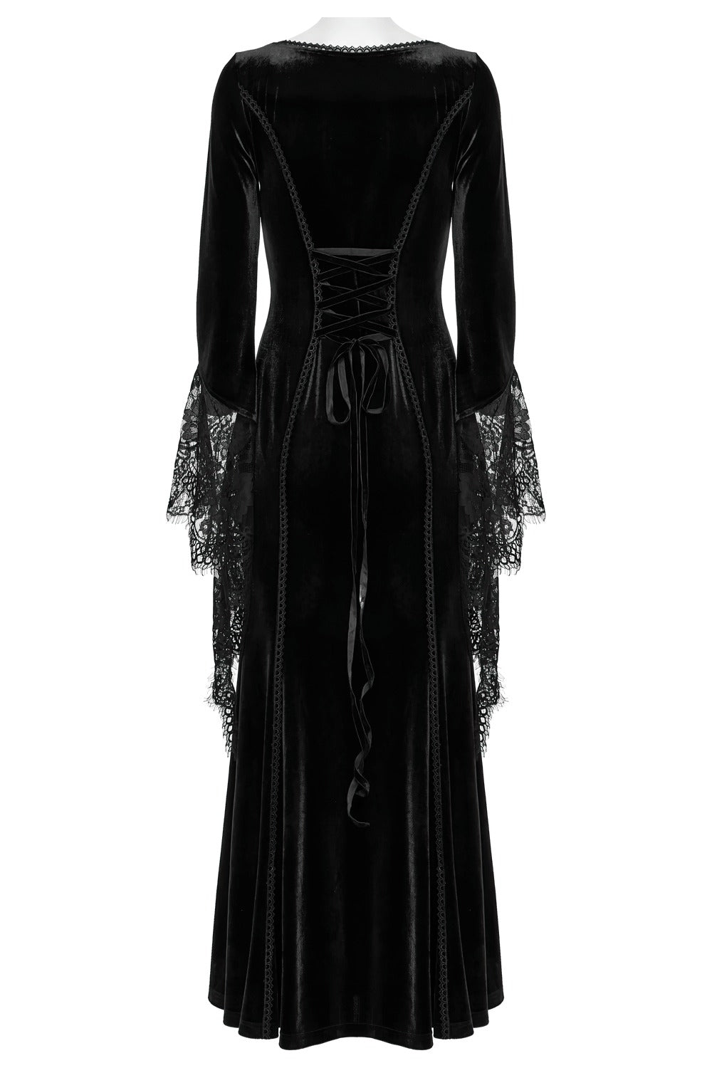 Bride of Night Embroidered Dress