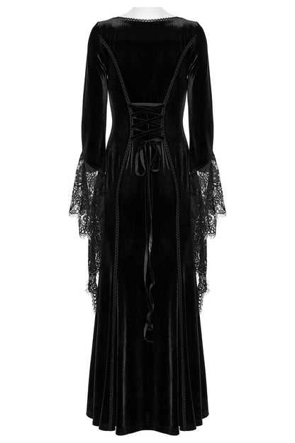 Bride of Night Embroidered Dress