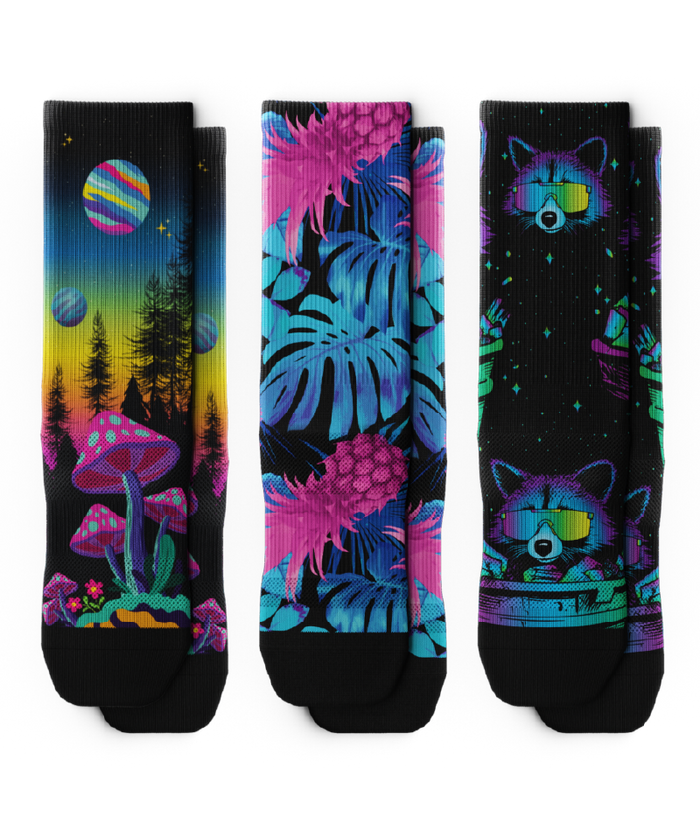 Shenanigans Athletic Crew Socks 3-Pack