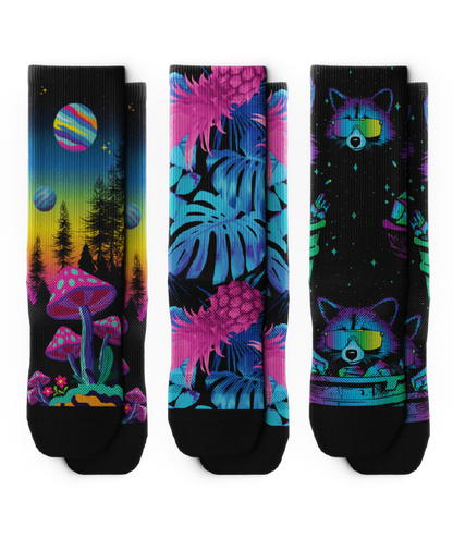 Shenanigans Athletic Crew Socks 3-Pack