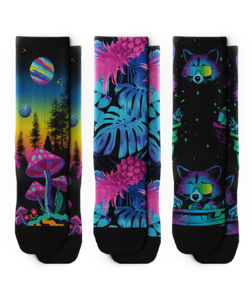 Shenanigans Athletic Crew Socks 3-Pack