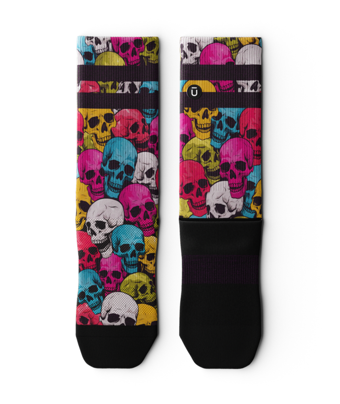 Skull Spectrum Athletic Crew Socks 3-Pack