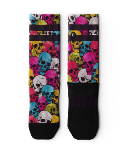 Skull Spectrum Athletic Crew Socks 3-Pack