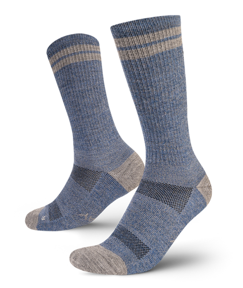 Sky Merino Wool Midweight Crew Socks