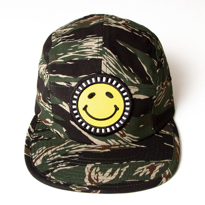 Smiley - 5 Panel Cap - Camo
