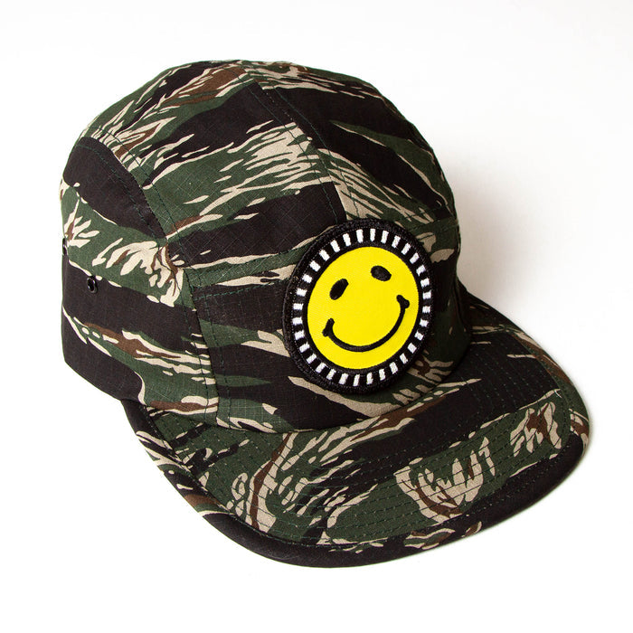 Smiley - 5 Panel Cap - Camo