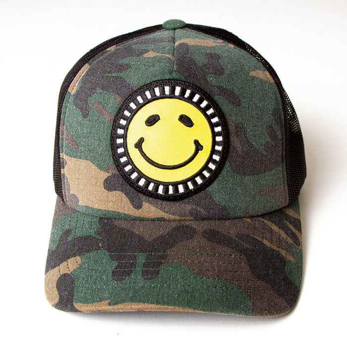 Smiley - Trucker Cap - Camo