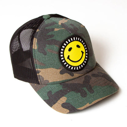Smiley - Trucker Cap - Camo