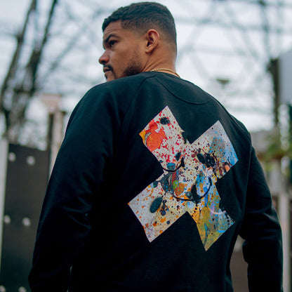 Smiley 1 X Imprint - Sweatshirt - Black