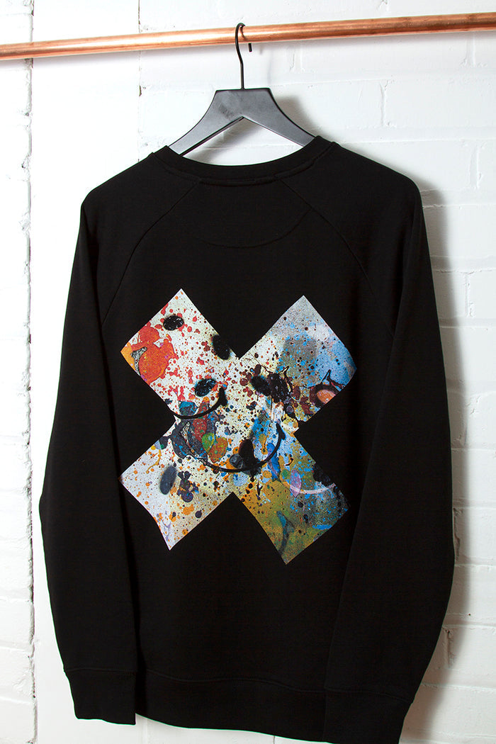 Smiley 1 X Imprint - Sweatshirt - Black