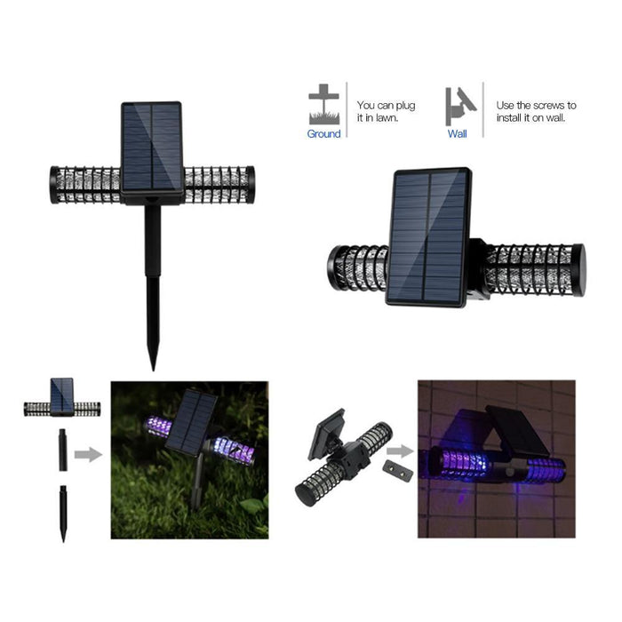 Solar Mosquito Killer Lamp Outdoor Waterproof - foxberryparkproducts