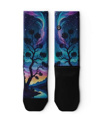 Star Gazer Athletic Crew Socks