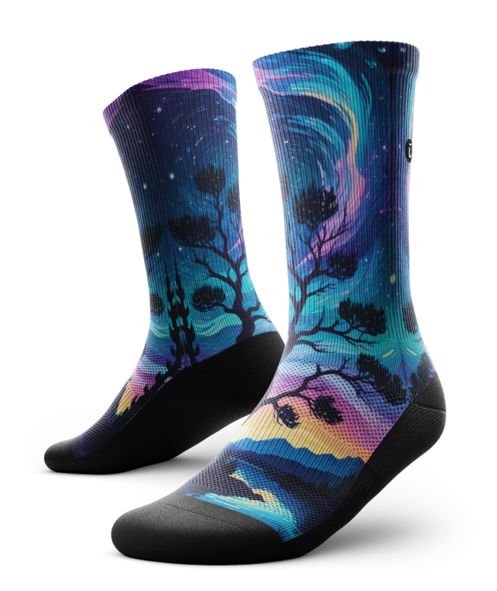 Star Gazer Athletic Crew Socks