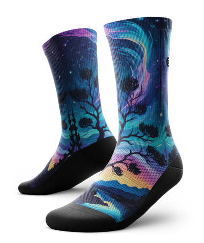 Star Gazer Athletic Crew Socks